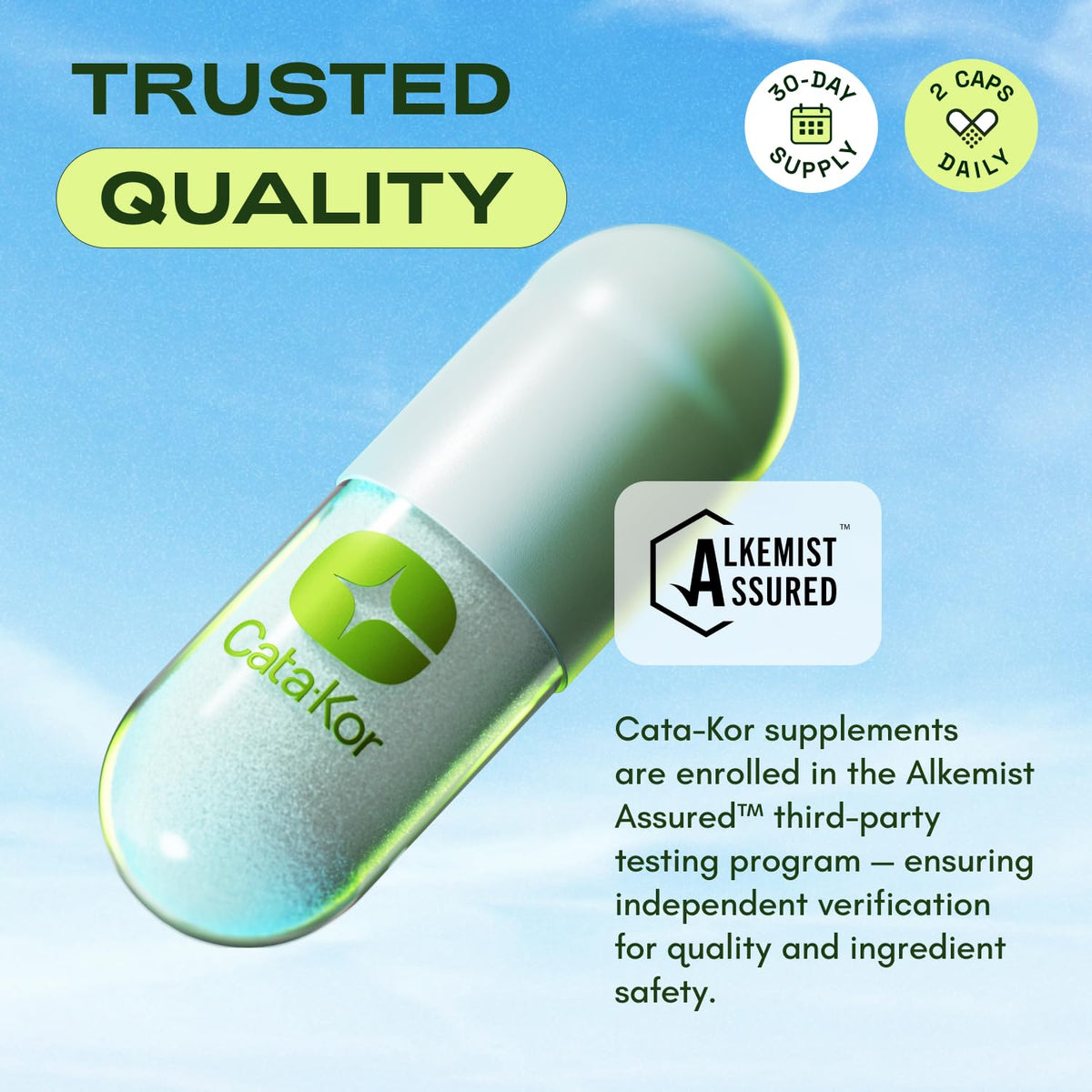Cata-Kor NMN Supplement Alternative – Liposomal NAD+ Supplement – Third-Party Tested – NAD CORE – 30-Day Supply – 60 Capsules Cata-KorBuy Supplements Australia