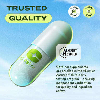 Cata-Kor NMN Supplement Alternative – Liposomal NAD+ Supplement – Third-Party Tested – NAD CORE – 30-Day Supply – 60 Capsules Cata-KorBuy Supplements Australia
