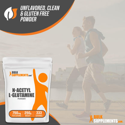 BULKSUPPLEMENTS.COM N-Acetyl L-Glutamine Powder - Glutamine Supplement BULKSUPPLEMENTS.COMBuy Supplements Australia