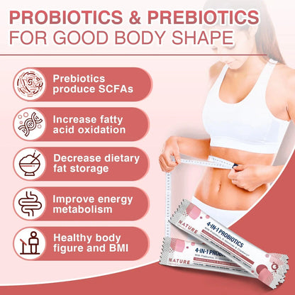 NATURE TARGET Probiotics-for-Women Prebiotics-and-Probiotics-Powder, 100-Billion-CFUs 45-Day-Supply, Women's-Probiotic with D-Mannose and Cranberry for Urinary Tract/Gut/Digestive Health NATURE TARGET buy supplements Au