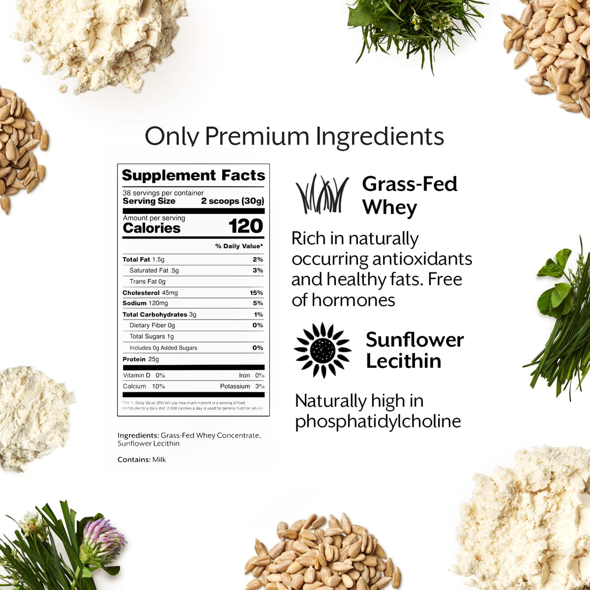 Promix Whey Protein Powder, Unflavored - 5lb Bulk - Grass-Fed & 100% All Natural ProMix NutritionBuy Supplements Australia