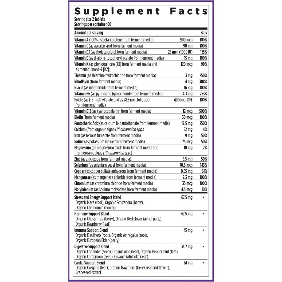 New Chapter Women's Multivitamin Advanced Formula for Stress, Bone, Immune, Beauty & Energy Support, Higher Levels New ChapterBuy Supplements Australia