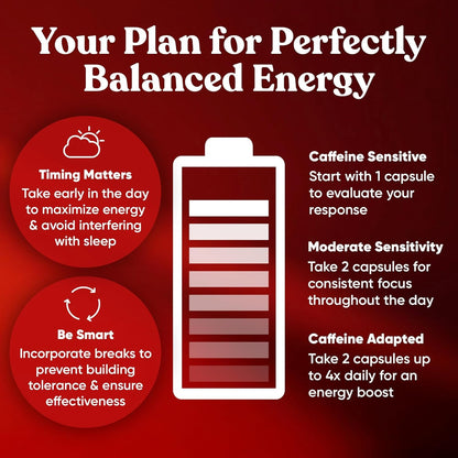 Eu Natural Elite Caffeine Pills with L-Theanine - 100mg Caffeine + 200mg L-Theanine - Jitter-Free Focused Energy & Clean Nootropic Stack - 240 Soft Capsules Eu NaturalBuy Supplements Australia