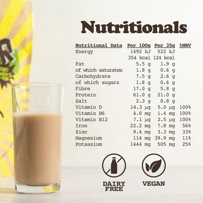 SunPower Vegan Protein Powder - 21g Plant Protein per Serving - Pea, Sunflower SunPowerBuy Supplements Australia