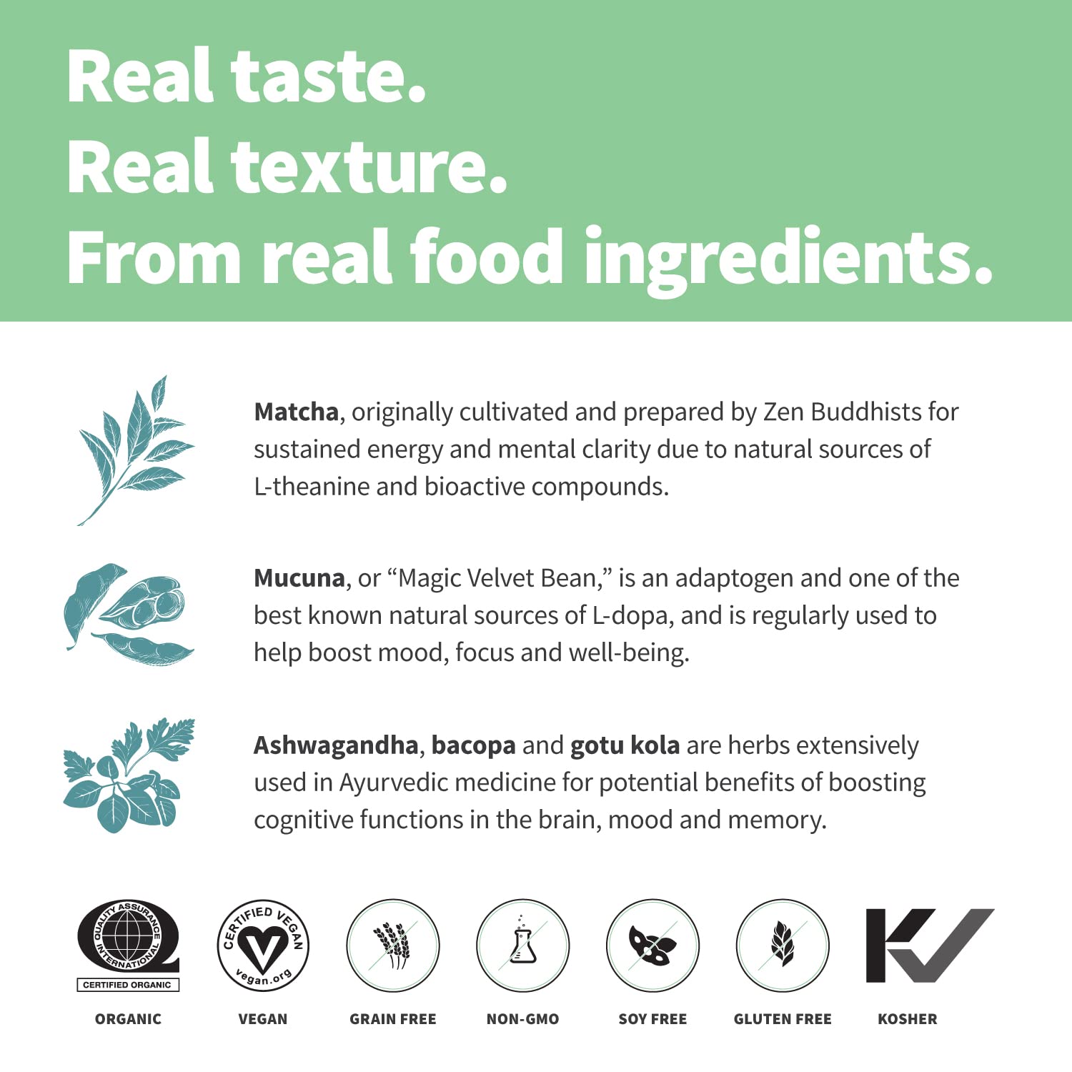 Sprout Living Epic Protein, Plant Based Protein & Superfoods Powder, Mindful Matcha Sprout LivingBuy Supplements Australia