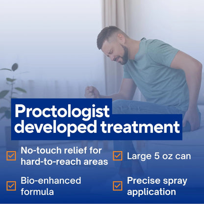 Doctor Butler's Advanced Relief Hemorrhoid Spray – Advanced Relief Hemorrhoid Treatment Spray with Witch Hazel to Help with Sensitive Skin, Itch Relief, and Swelling Relief* (5oz) Doctor Butler'sBuy Supplements Australia