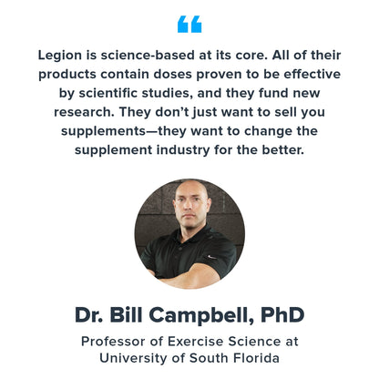 LEGION Whey+ Vanilla Whey Isolate Protein Powder from Grass Fed Cows - Low Carb LEGIONBuy Supplements Australia