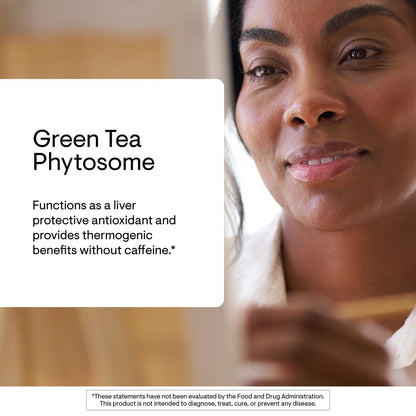 THORNE - Green Tea Phytosome - Provides Antioxidant Support, Liver Protection & Thermogenesis and Metabolic Benefits* - Caffeine-Free - Third-Party Certified - Gluten, Dairy & Soy-Free - 60 Capsules THORNE buy supplements Au
