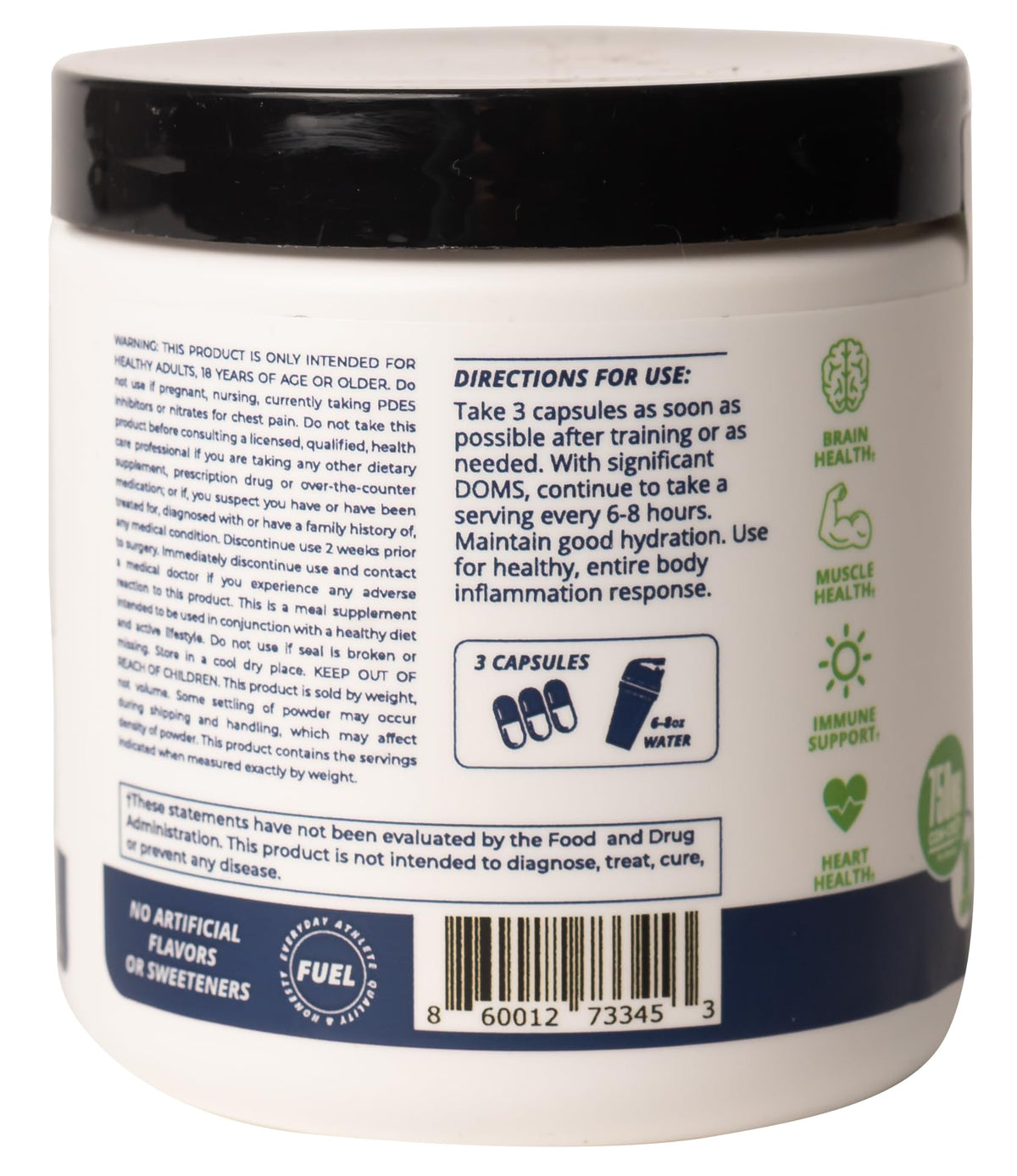 CREATINE HCl + Recovery Capsules for Men and Women, Muscle & Brain Health, Cognitive Function, Immune Support - 90 Vegetable Capsules POWER PLAY FUELBuy Supplements Australia