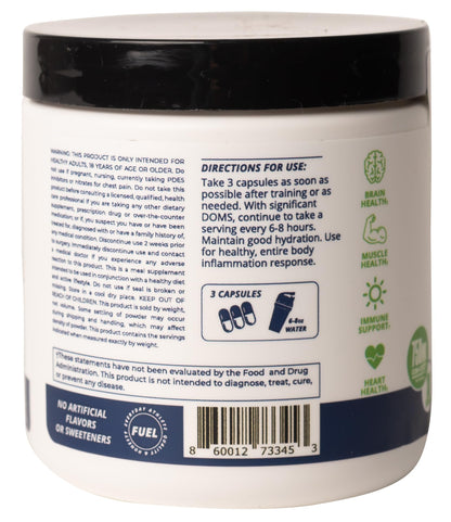 CREATINE HCl + Recovery Capsules for Men and Women, Muscle & Brain Health, Cognitive Function, Immune Support - 90 Vegetable Capsules POWER PLAY FUELBuy Supplements Australia