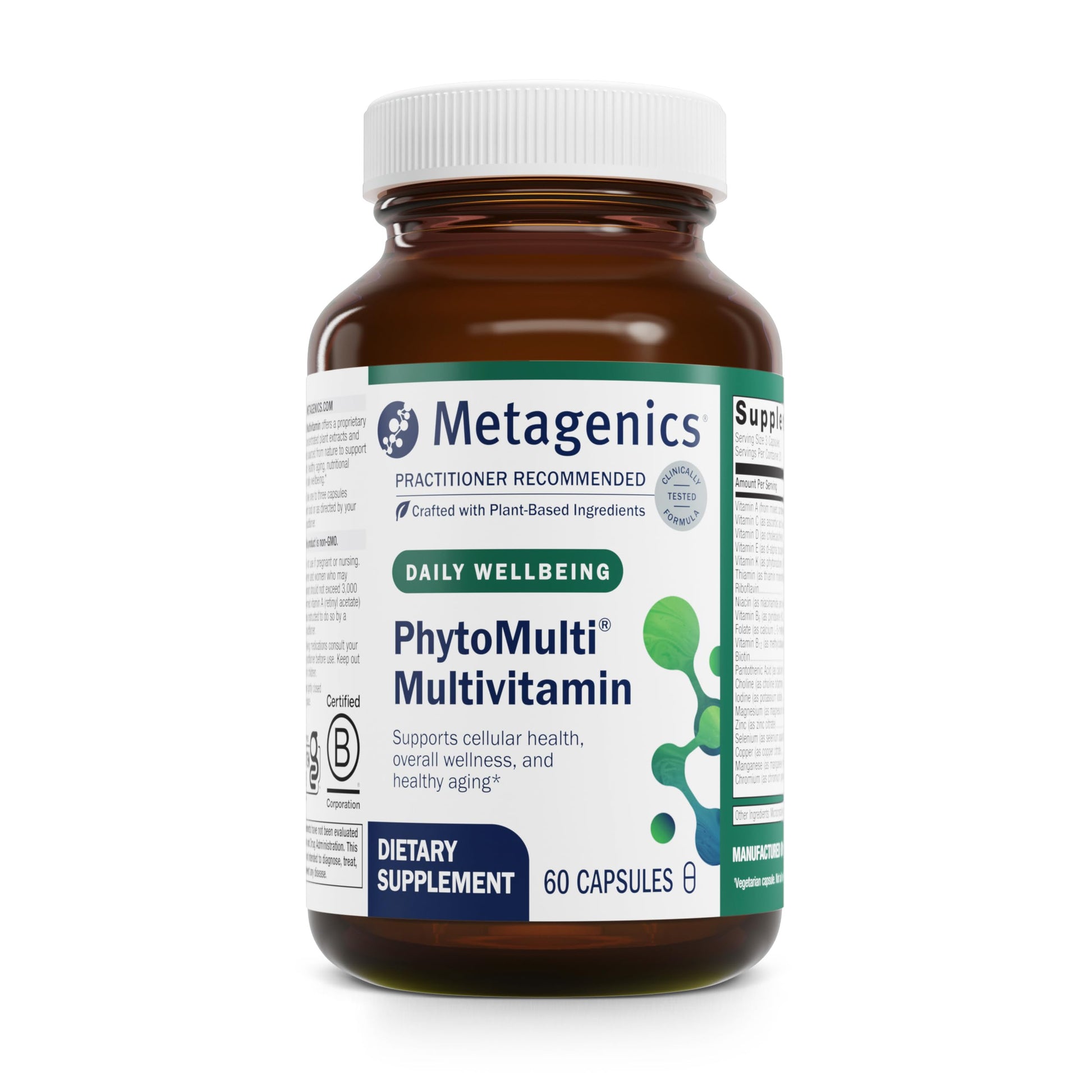 Metagenics PhytoMulti Multivitamin - 20+ Essential Vitamins & Minerals with Phytonutrients - Supports Healthy Aging, Cellular Health, Energy & Immune Function MetagenicsBuy Supplements Australia
