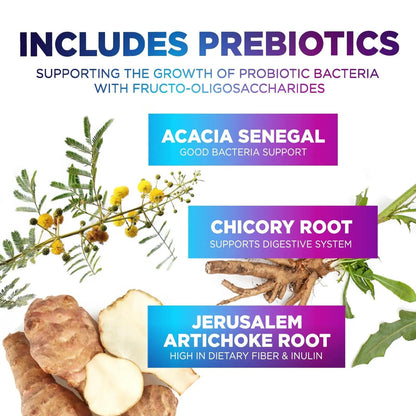 Probiotics 60 Billion CFU - 10 Strains + Digestive Enzymes & Prebiotics - Best Probiotic for Women & Men, Supports Immune, Gut Health, Occasional Constipation, Diarrhea, Gas & Bloating - 60 Capsules Nature's PeakBuy Supplements Australia