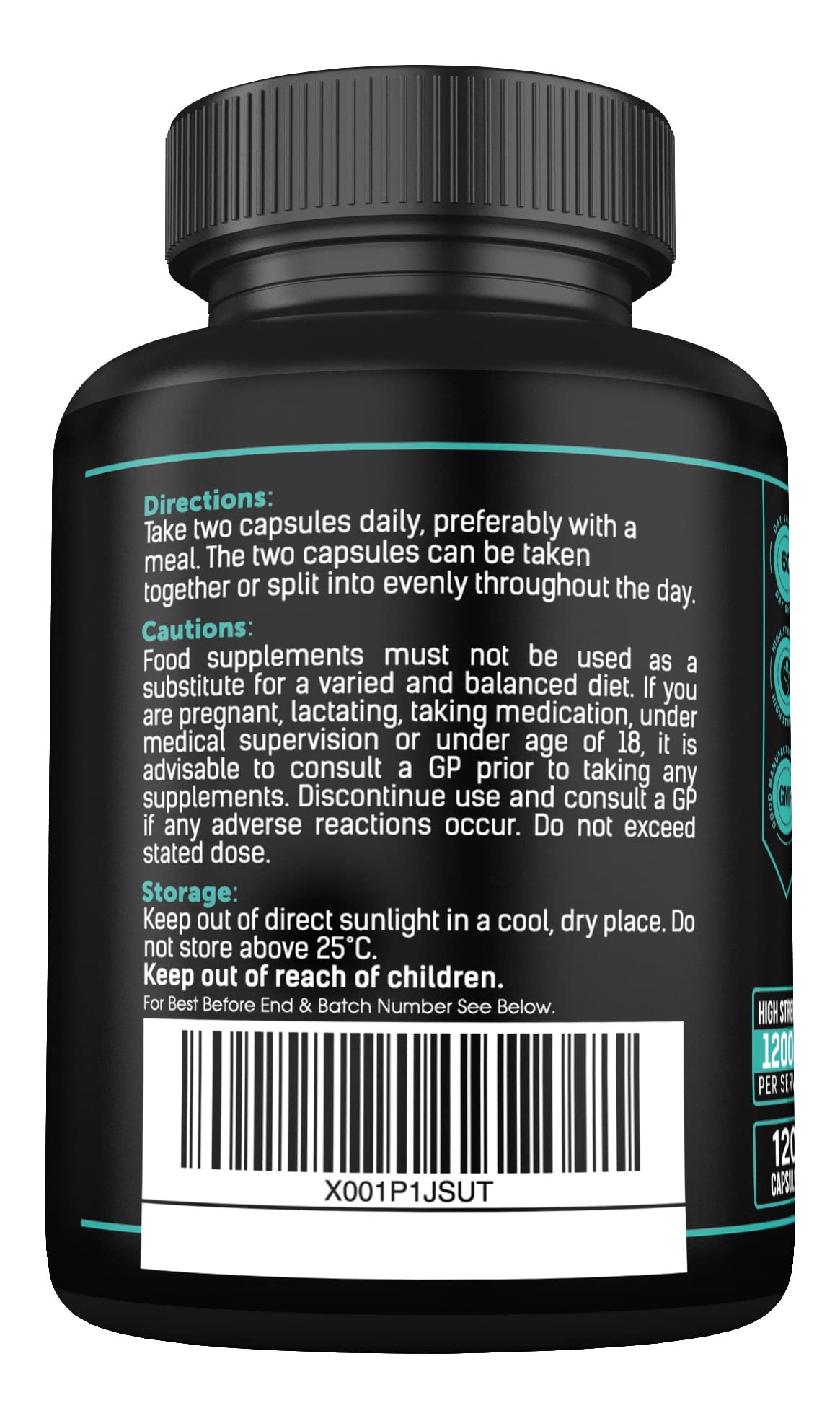 Magnesium Glycinate Supplements & Vitamin B6 - 120 High Strength Capsules SS Sport SuppliesBuy Supplements Australia