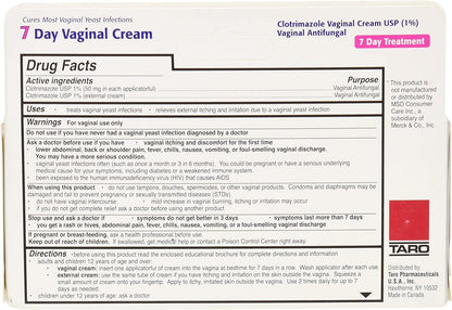 Taro Clotrimazole 7 Vaginal Cream 45 g (Pack of 6) TAROBuy Supplements Australia