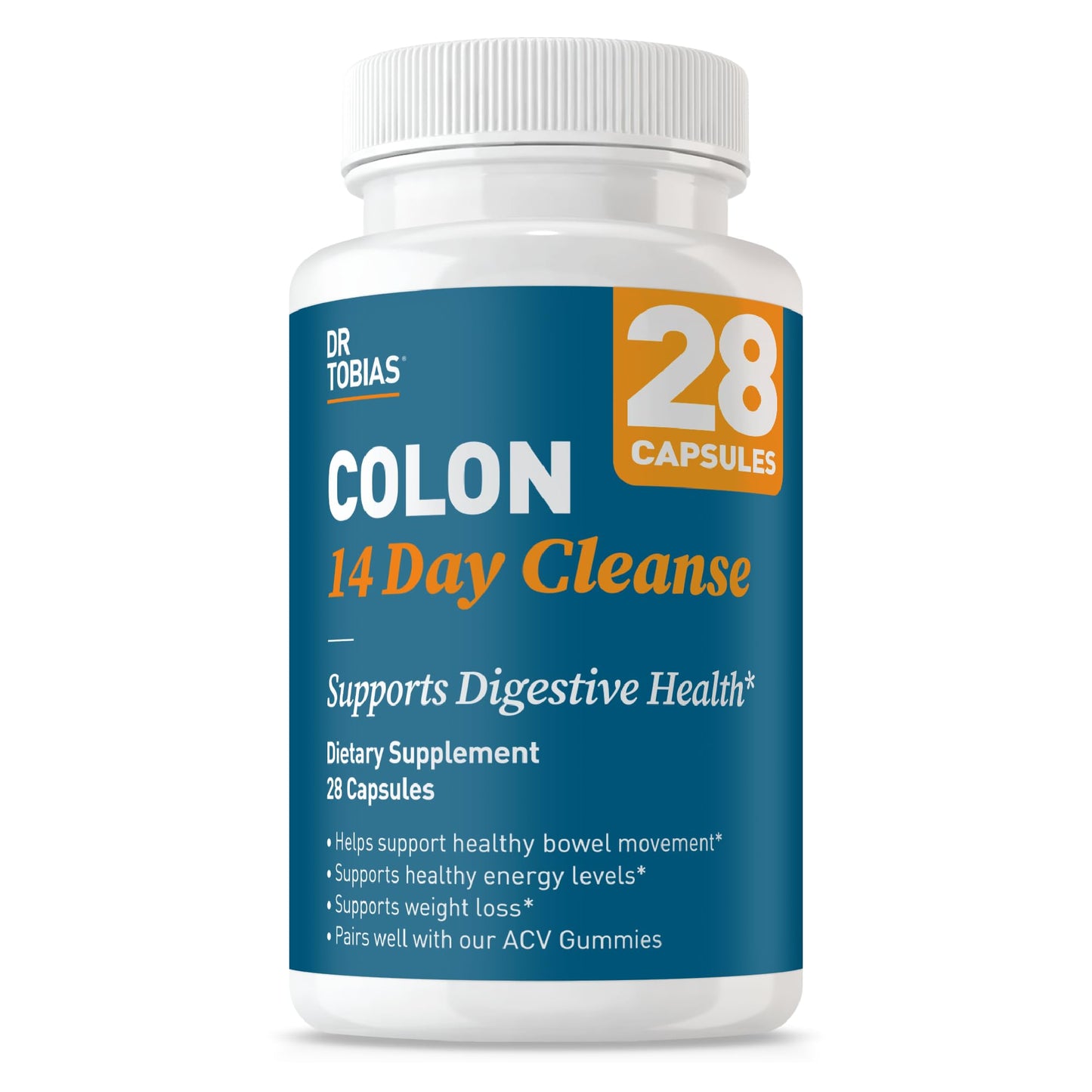 Dr. Tobias Colon Cleanse - Constipation Relief & Gut Health Support for Women & Men | 14 Day Colon Cleanser for a Gentle Colon Detox
