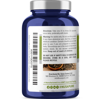 NusaPure Essiac Tea 1350 mg 180 Veggie Caps (Vegetarian, Non-GMO) NusaPureBuy Supplements Australia