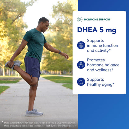 Pure Encapsulations DHEA 5 mg - Immune Support & Hormones Balance* - Micronized DHEA - Gluten Free & Vegan - 60 Capsules Pure EncapsulationsBuy Supplements Australia