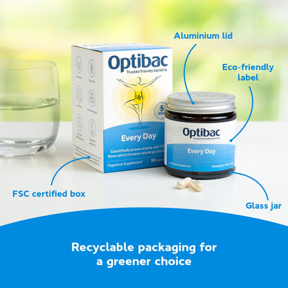 Optibac Probiotics Every Day - Digestive Probiotic Supplement with 5 Billion Bacterial OptiBacBuy Supplements Australia