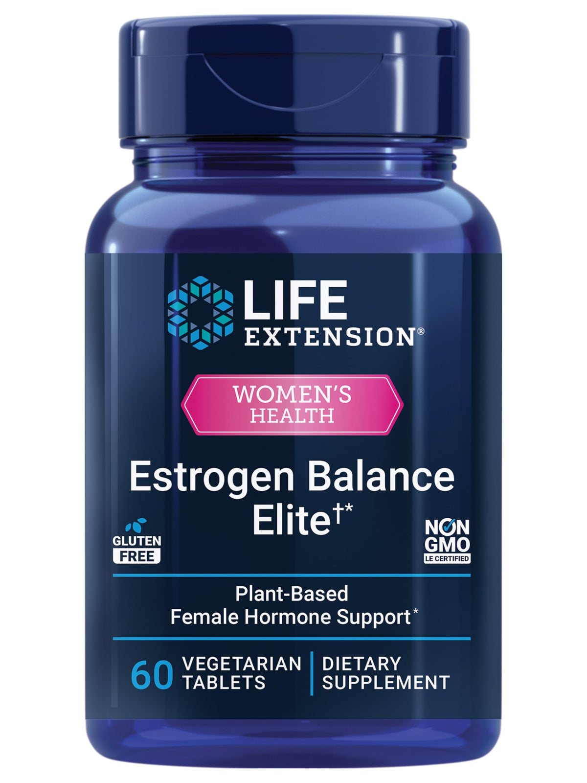 Life Extension Estrogen Balance Elite, Menopause Support Supplement, Hormone Balance, hot Flashes, Night Sweats, Vaginal Dryness, Gluten-Free, Non-GMO, Vegetarian, 60 Tablets. Life ExtensionBuy Supplements Australia