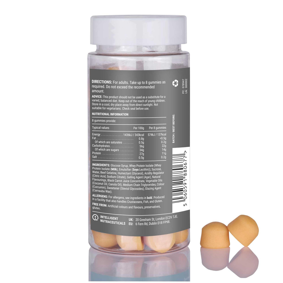 Protein 11g Gummies by Known Nutrition | Help Build and Maintain Healthy Muscle Mass KnownBuy Supplements Australia