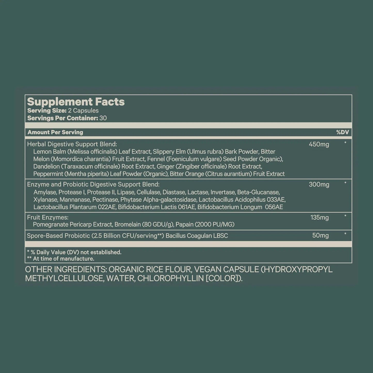 Juna Digestive Enzymes + Probiotic — 3-in-1 Daily Gut Support for Bloat Relief, Smooth Digestion & Microbiome Balance | 15 Enzymes, 5 Probiotics, 8 Botanicals | Vegan, 3rd-Party Tested | 60 Capsules Juna buy supplements Au