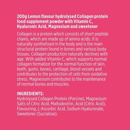 Vitawell Collagen Total Beauty Powder | 200g Lemon Flavour Hydrolysed Collagen Powder VitawellBuy Supplements Australia
