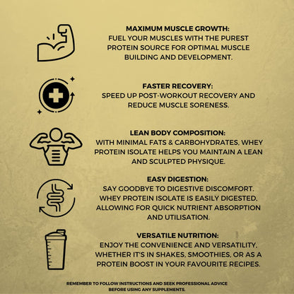 Valhalla's Champion 100% Whey Protein Isolate - 25G Protein per Serving - 30 Servings Valhalla's ChampionBuy Supplements Australia