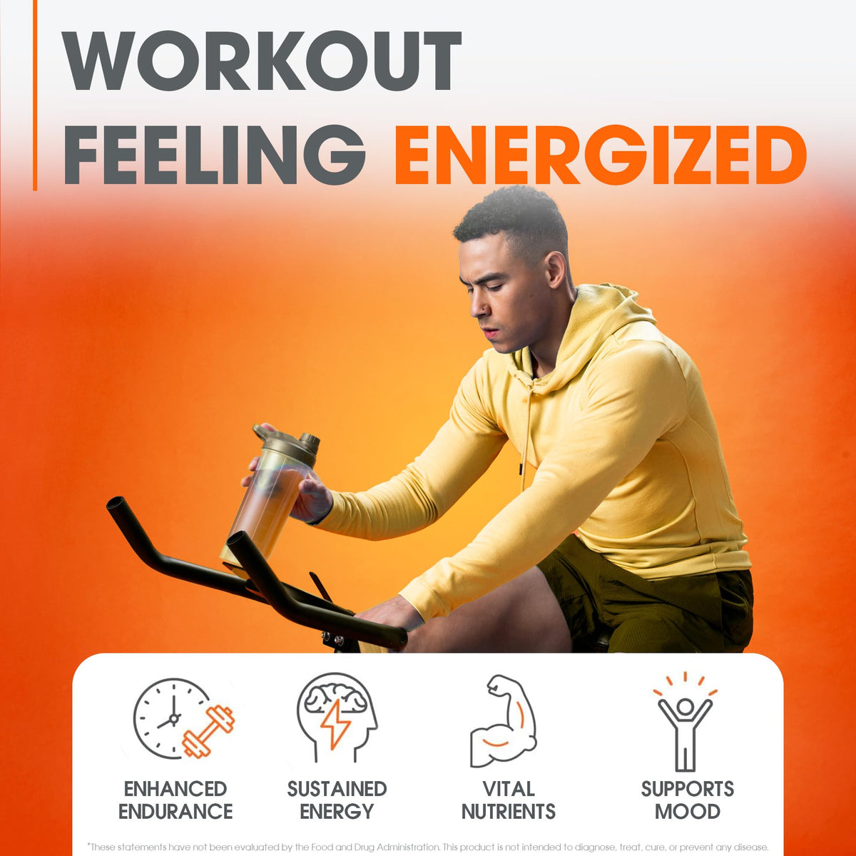 Genius Energized Pre Workout Powder – Caffeine Infused Pre-Workout Booster Supplement with Beta Alanine & Alpha GPC, No Artificial Sweeteners or Dyes - 200mg Caffeine, 20 Servings, Sour Peach Rings The Genius BrandBuy Supplements Australia