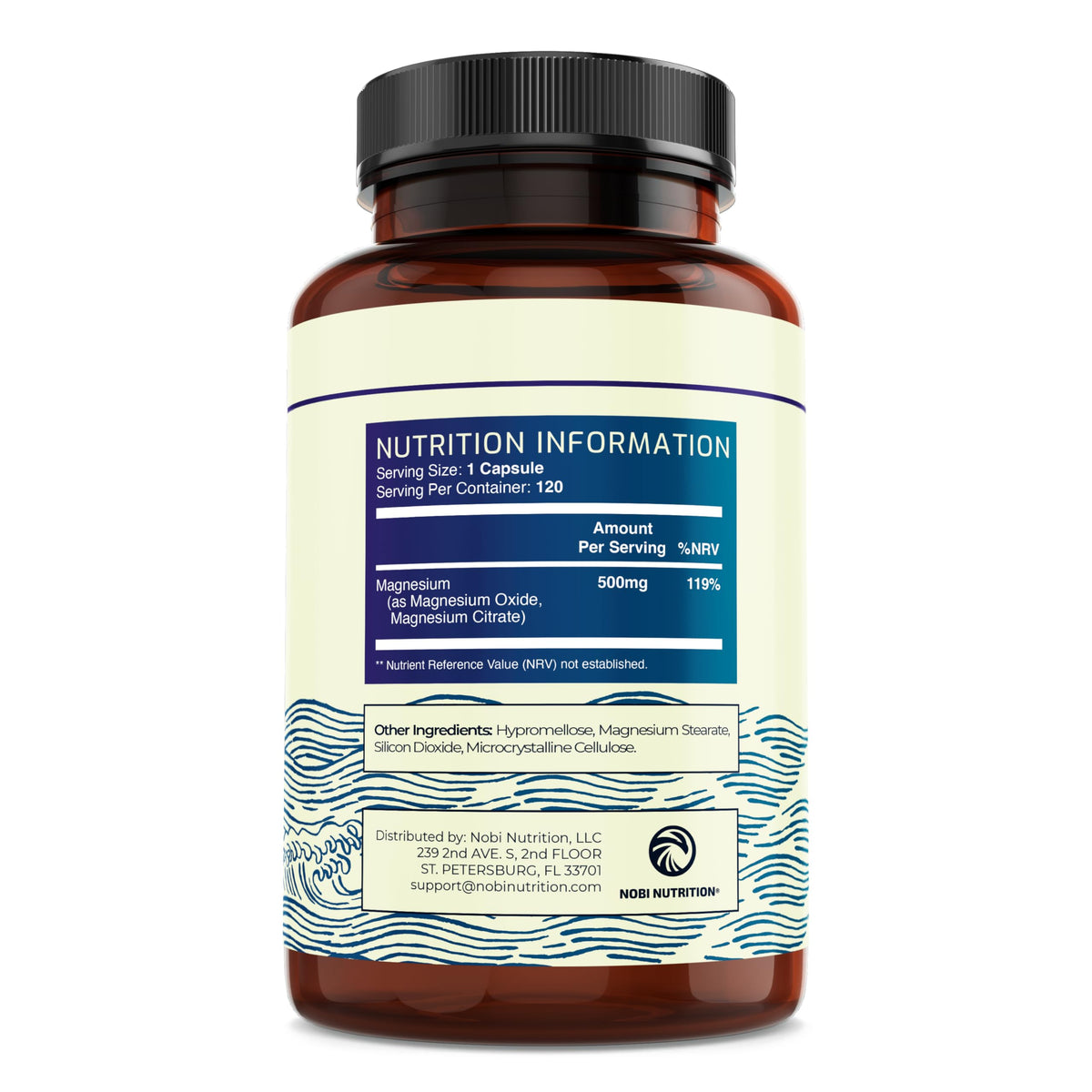 Magnesium Citrate Complex 500 MG for Calm, Relaxation, Constipation & Digestion Nobi NutritionBuy Supplements Australia