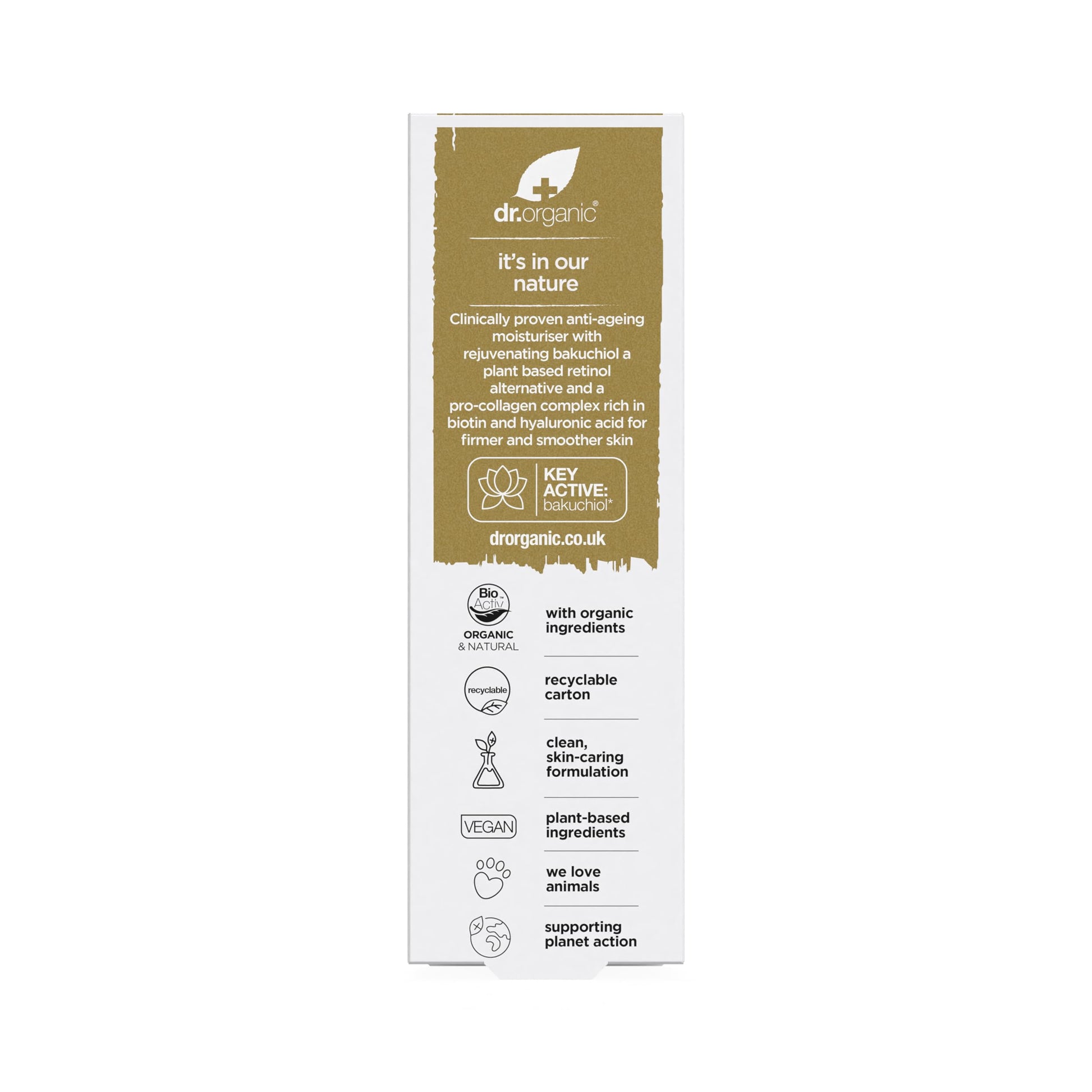 Dr. Organic Pro Collagen Plus + Anti-Ageing Moisturiser with Bakuchiol | Firm & Smooth Skin, Reduces Wrinkles, (Normal Skin) Natural, Certified Organic, Paraben & SLS-Free, 50 mL / 1.7 fl oz Dr. Organic buy supplements Au