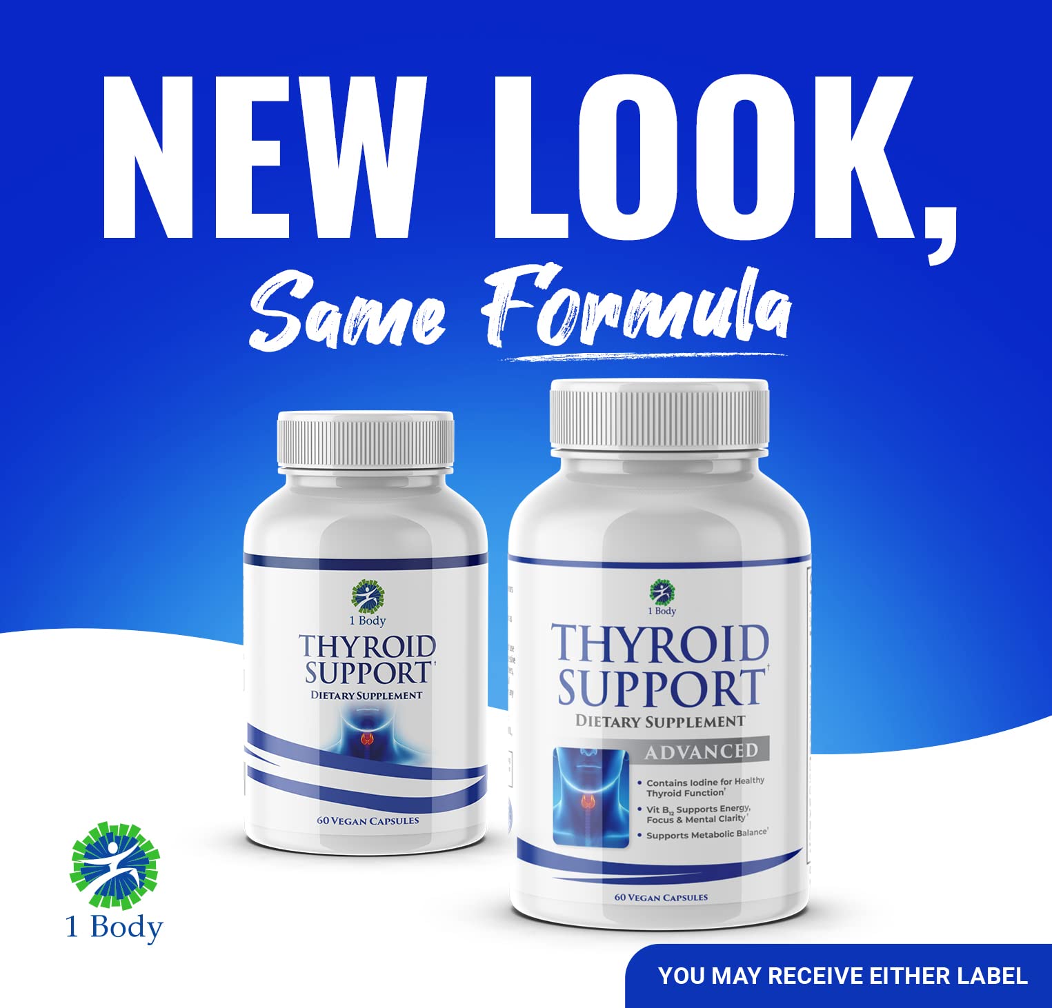 Thyroid Support Supplement for Women and Men - 3 Pack 90 Days