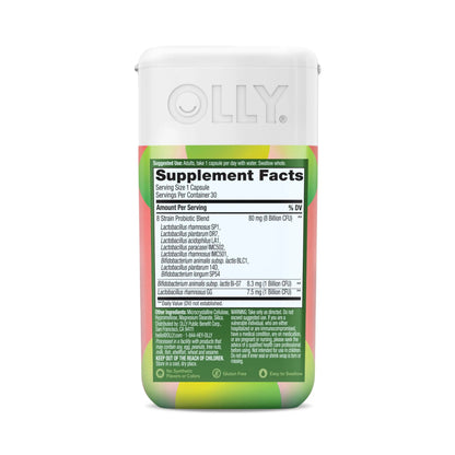 OLLY Big 10 Probiotic, Supports a Healthy Gut Microbiome,* 10 Billion CFUs, 30 Day Supply - 30 Count OLLYBuy Supplements Australia
