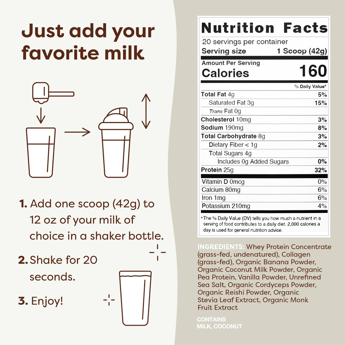FlavCity Protein Powder Smoothie, Vanilla - 100% Grass-Fed Whey Protein FlavCityBuy Supplements Australia