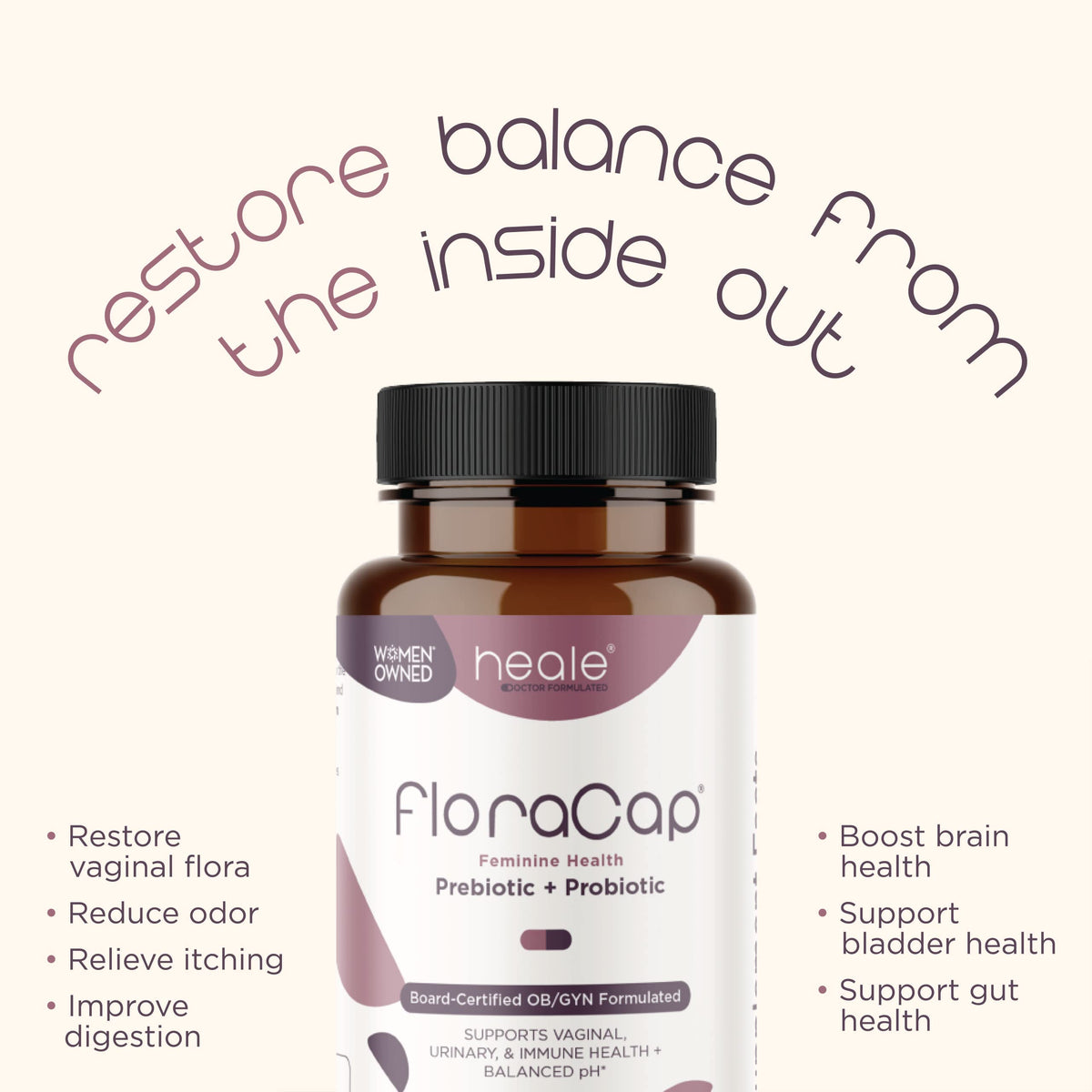 BoriCap and FloraCap BV Blasting Bundle for Balanced pH BoriCapBuy Supplements Australia