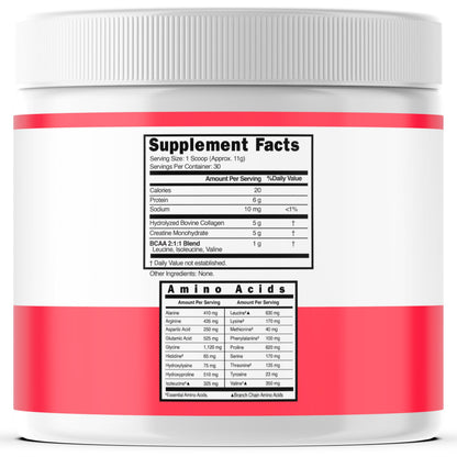 Creatine for Women | Creatine Monohydrate Powder 5G + 5000mg Collagen + 1000mg BCAA 2:1:1 Powder (30 Serving) Support Glutes, Lean Muscles, Recovery, Energy & Stamina Non-GMO, Gluten Free - USA Made DORADO NUTRITIONBuy Supplements Australia