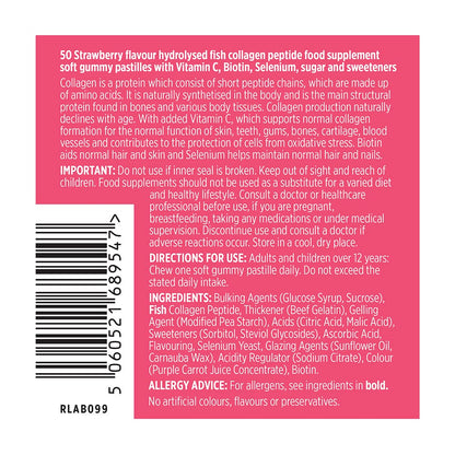 Vitawell Collagen Total Beauty Gummies | 50 Strawberry Flavour Gummies VitawellBuy Supplements Australia