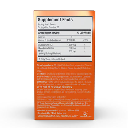 X Ray Dol Triple Action Joint Health Supplement, with 5X Vitamin D, Glucosamine 1500mg X Ray DolBuy Supplements Australia