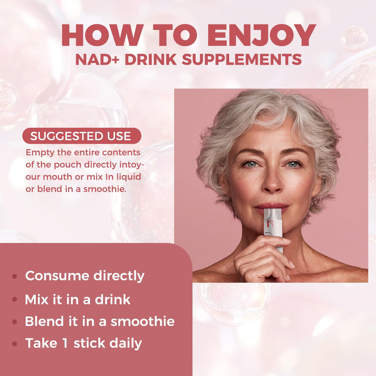 NAD+ Liquid Supplement 1000mg 30 Sachet, Nicotinamide Riboside & Resveratrol with PQQ DNA Repair Advanced NAD Supplement for Men & Women,Boosts Cellular Energy NEWOLITEBuy Supplements Australia