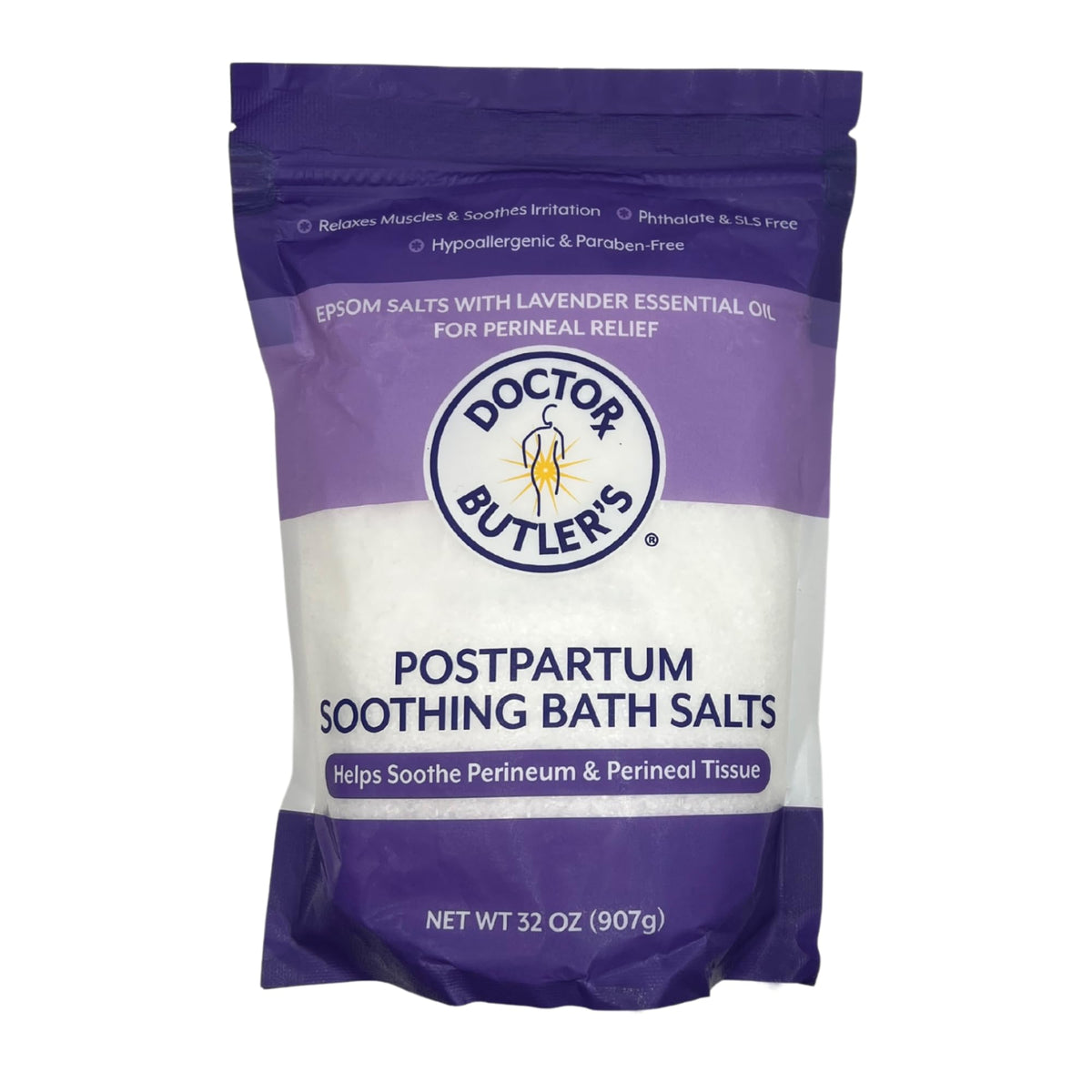 Doctor Butler’s Postpartum Soothing Bath Salts – Epsom Bath Salts for Women for Postpartum Recovery, Hemorrhoids, Discomfort, and Helps Soothe Perineum and Perineal Tissues After Birth (32 oz.) Doctor Butler's buy supplements Au