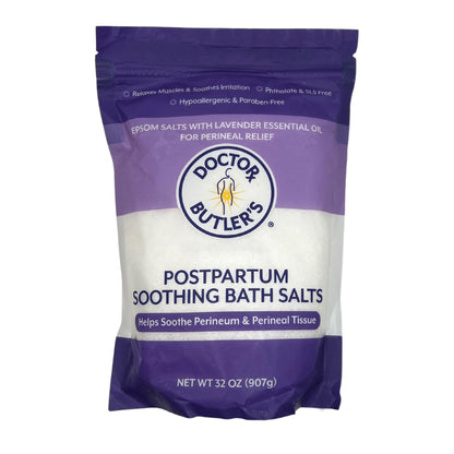 Doctor Butler’s Postpartum Soothing Bath Salts – Epsom Bath Salts for Women for Postpartum Recovery, Hemorrhoids, Discomfort, and Helps Soothe Perineum and Perineal Tissues After Birth (32 oz.) Doctor Butler's buy supplements Au