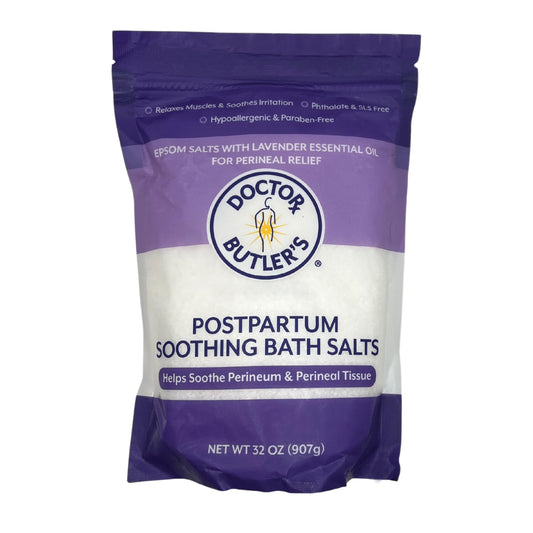 Doctor Butler’s Postpartum Soothing Bath Salts – Epsom Bath Salts for Women for Postpartum Recovery, Hemorrhoids, Discomfort, and Helps Soothe Perineum and Perineal Tissues After Birth (32 oz.) Doctor Butler's buy supplements Au