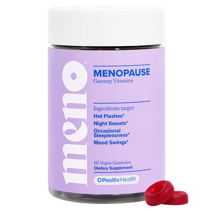 O Positiv MENO Gummies for Menopause, 30 Servings (Pack of 1) - Hormone-Free Supplements for Women with Black Cohosh & Ashwagandha KSM-66 - Helps Alleviate Hot Flashes, Night Sweats, & Mood Swings O PositivBuy Supplements Australia