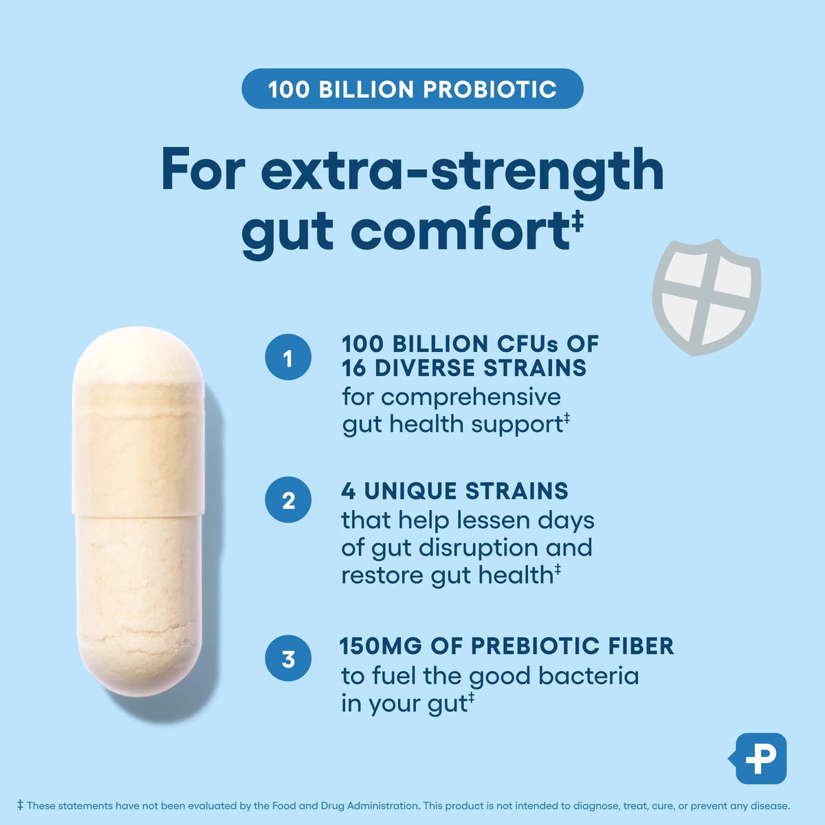 Physician's CHOICE 100 Billion Advanced Probiotic - 16 Strains + Organic Prebiotics - Digestive & Gut Health - Supports Occasional Constipation, Diarrhea, Gas & Bloating - Probiotics for Women & Men Physician's CHOICEBuy Supplements Australia