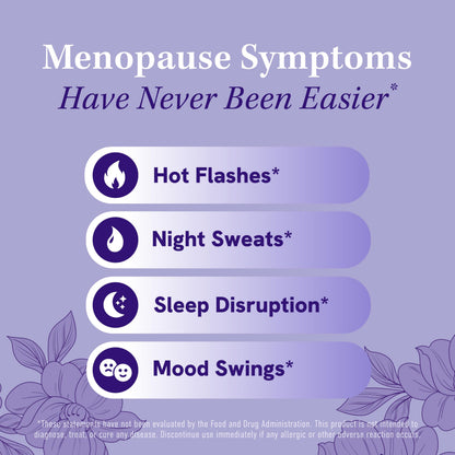 Menopause Supplements for Women Hot Flashes & Night Sweats | Hormone Balance, Menopause Relief for Women & Perimenopause Support | With Black Cohosh, DIM & Red Clover | 60 Ct (2 Month Supply) SMNutritionBuy Supplements Australia