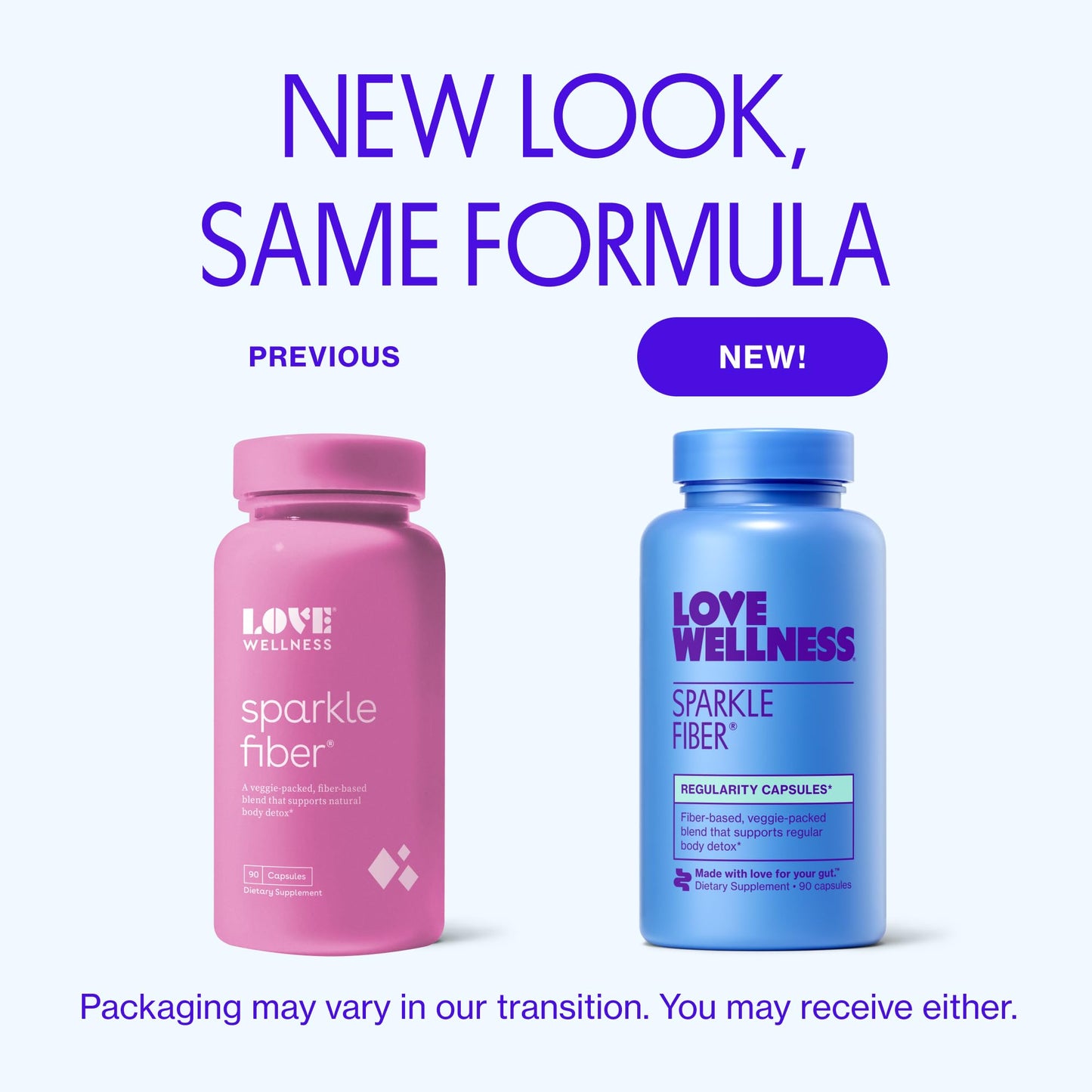 Love Wellness Sparkle Fiber | Fiber Supplement with Digestive Enzymes | Greens Superfood Powder & Psyllium Husk Powder | Promotes Gut Health for Women | Regularity & Bloating Relief | 90 Count Love WellnessBuy Supplements Australia