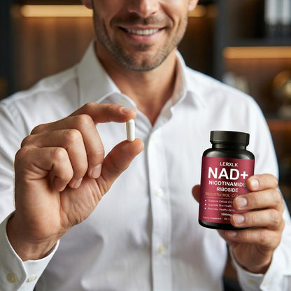 LERXLK NAD+ Supplement 1000mg – Liposomal Nicotinamide Riboside with Resveratrol, Advanced Cellular Energy & Healthy Aging Support, 60 Vegetarian Capsules LERXLKBuy Supplements Australia