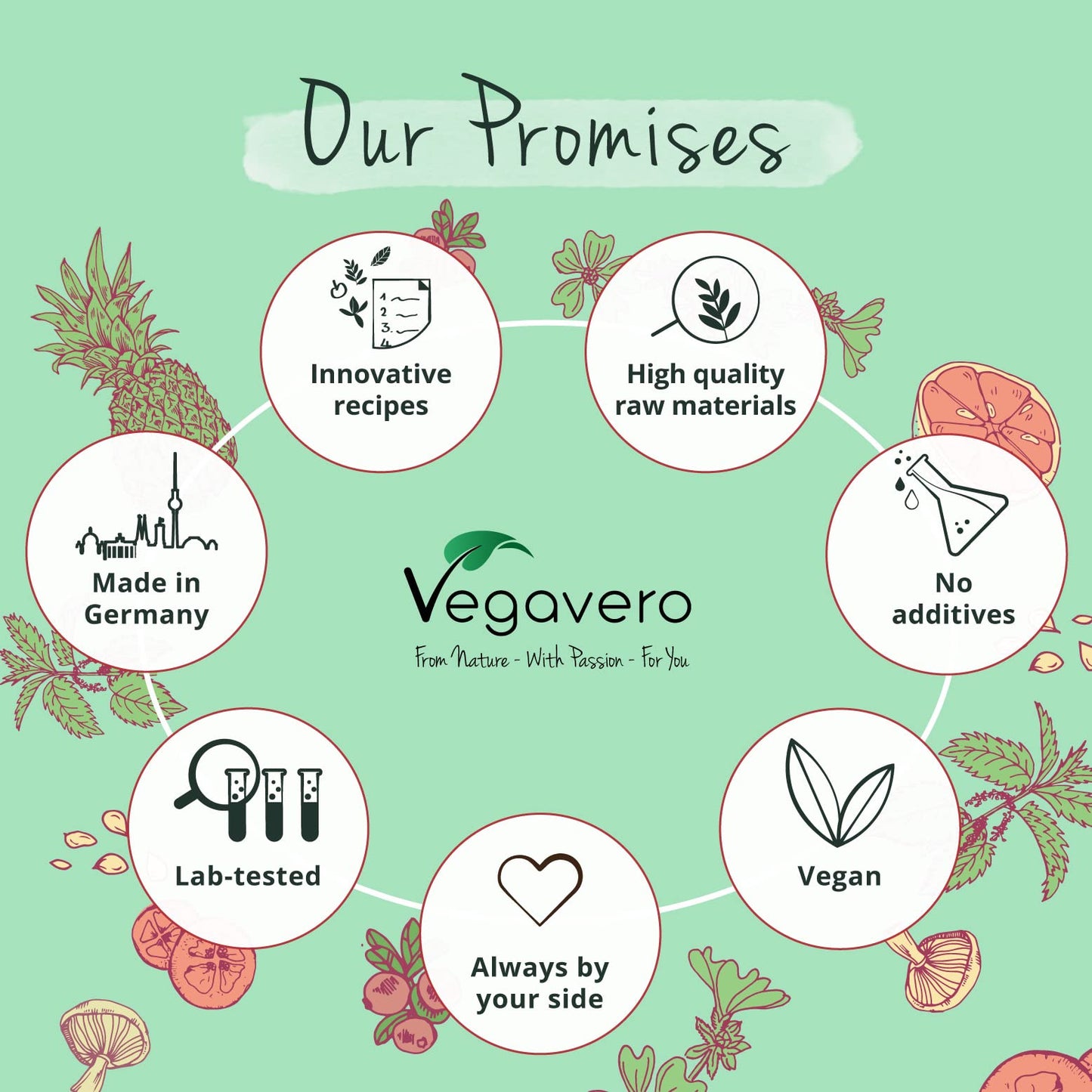 Vegavero Vegan Collagen Complex + Hyaluronic Acid | NO Additives | Vegan Collagen Powder Vollagen® VegaveroBuy Supplements Australia