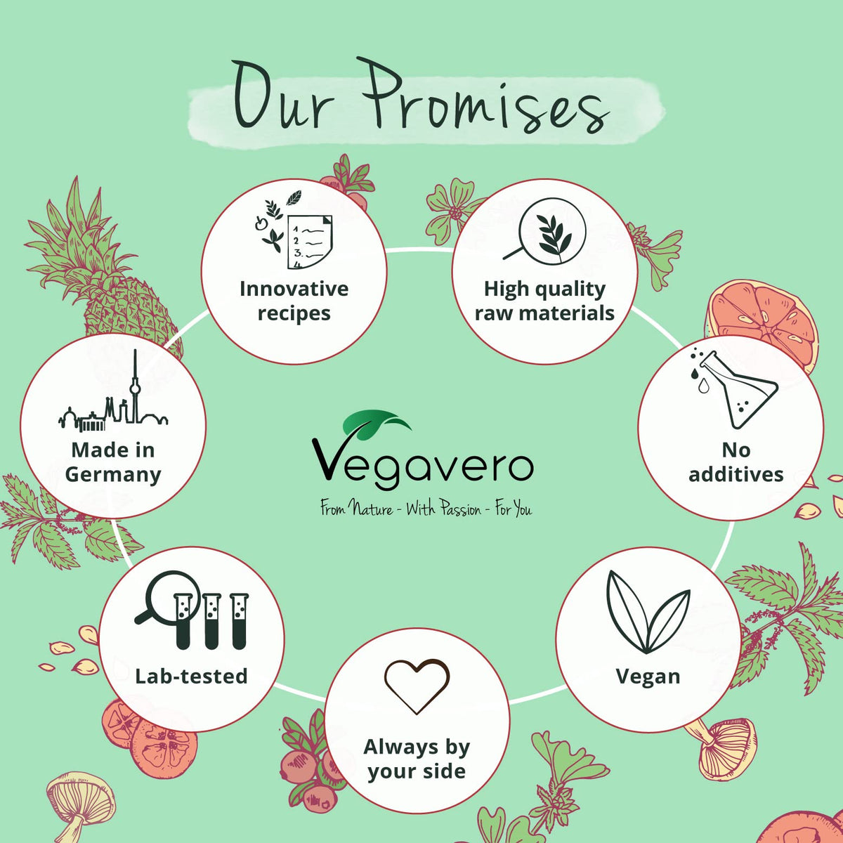 Vegavero Vegan Collagen Complex + Hyaluronic Acid | NO Additives | Vegan Collagen Powder Vollagen® | Essential Amino Acids | 120 Capsules VegaveroBuy Supplements Australia