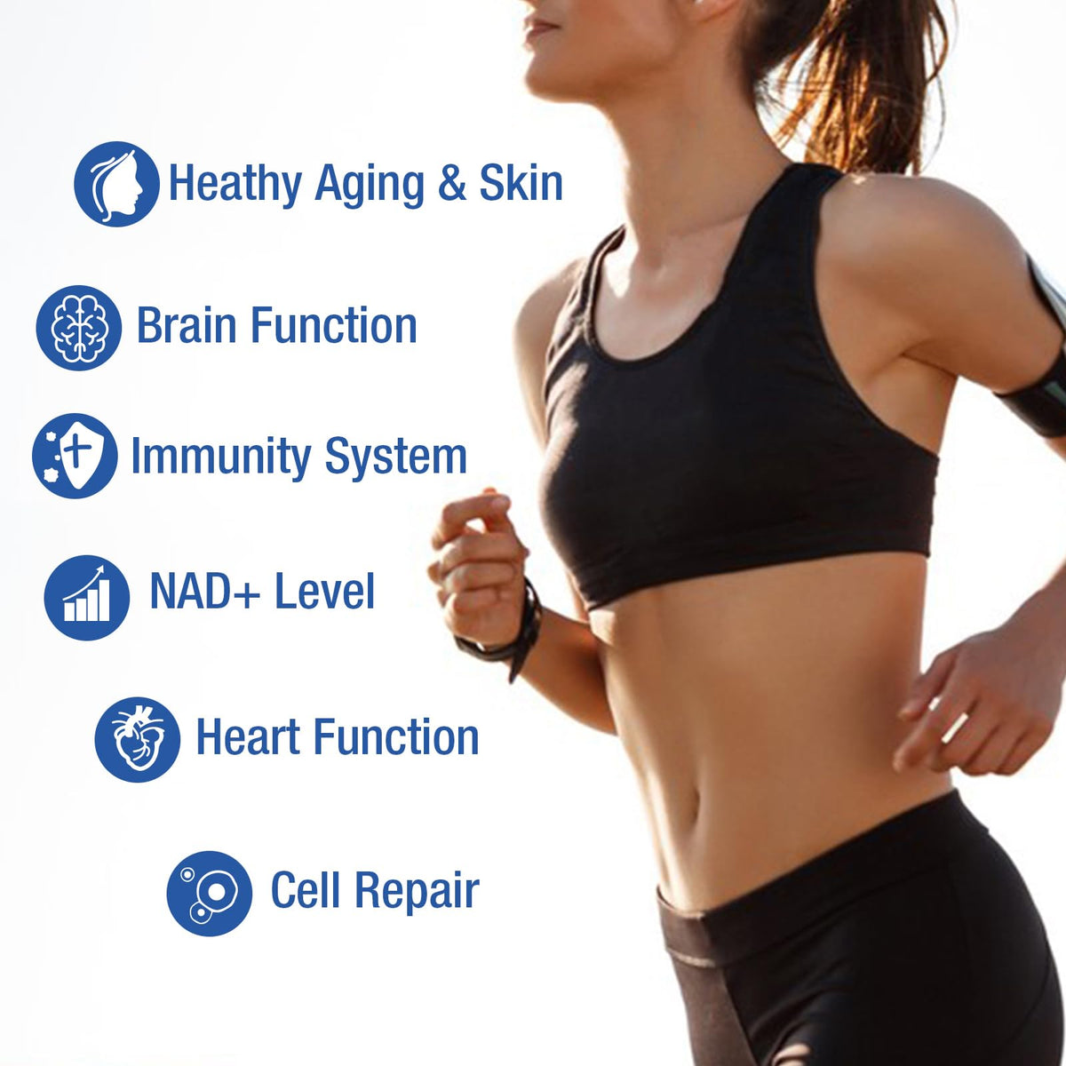 DUCRKACS NAD Supplement - NAD Nicotinamide Riboside Resveratrol 1000mg for Men Women, Liposomal NAD Plus for Energy Anti-Aging, NR Supplement for Energy, Focus, Boost NAD+ DUCRKACSBuy Supplements Australia