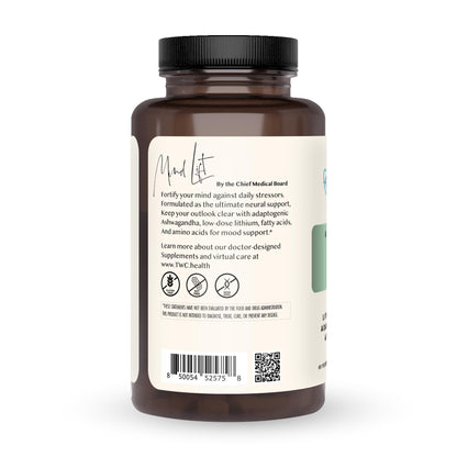 Mind Lift - Mood Boost, Mental Focus, Cognitive Defense - Lithium, GABA, DHA L-Phenylalanine | 60ct (1 Month Supply) The Wellness CompanyBuy Supplements Australia